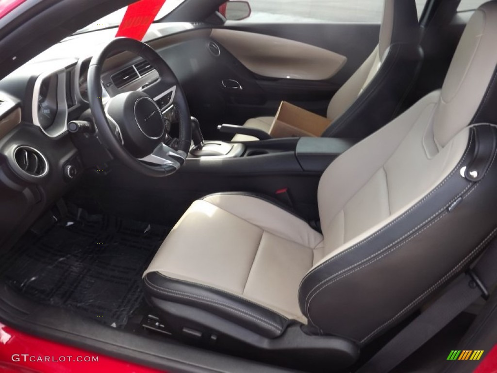 2011 Camaro LT Coupe - Victory Red / Beige photo #9