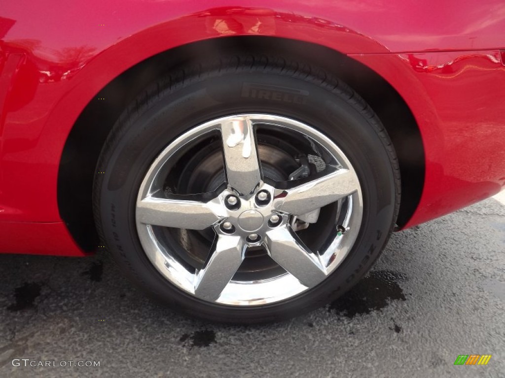 2011 Camaro LT Coupe - Victory Red / Beige photo #16