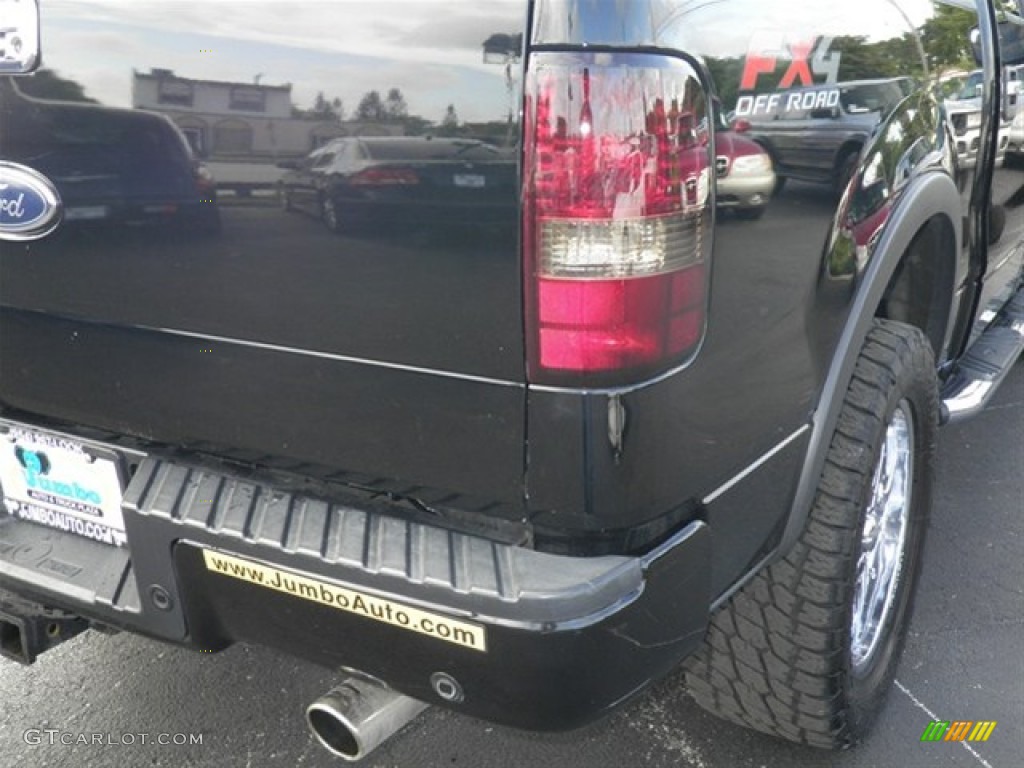 2004 F150 FX4 SuperCrew 4x4 - Black / Black photo #10