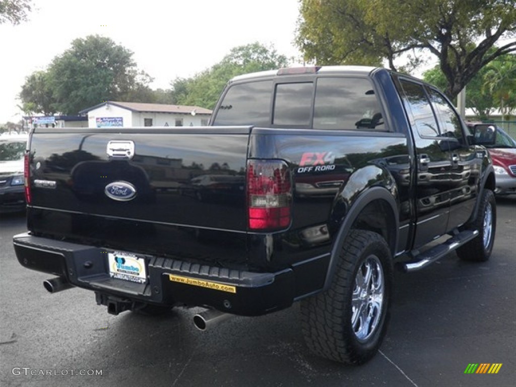 2004 F150 FX4 SuperCrew 4x4 - Black / Black photo #11