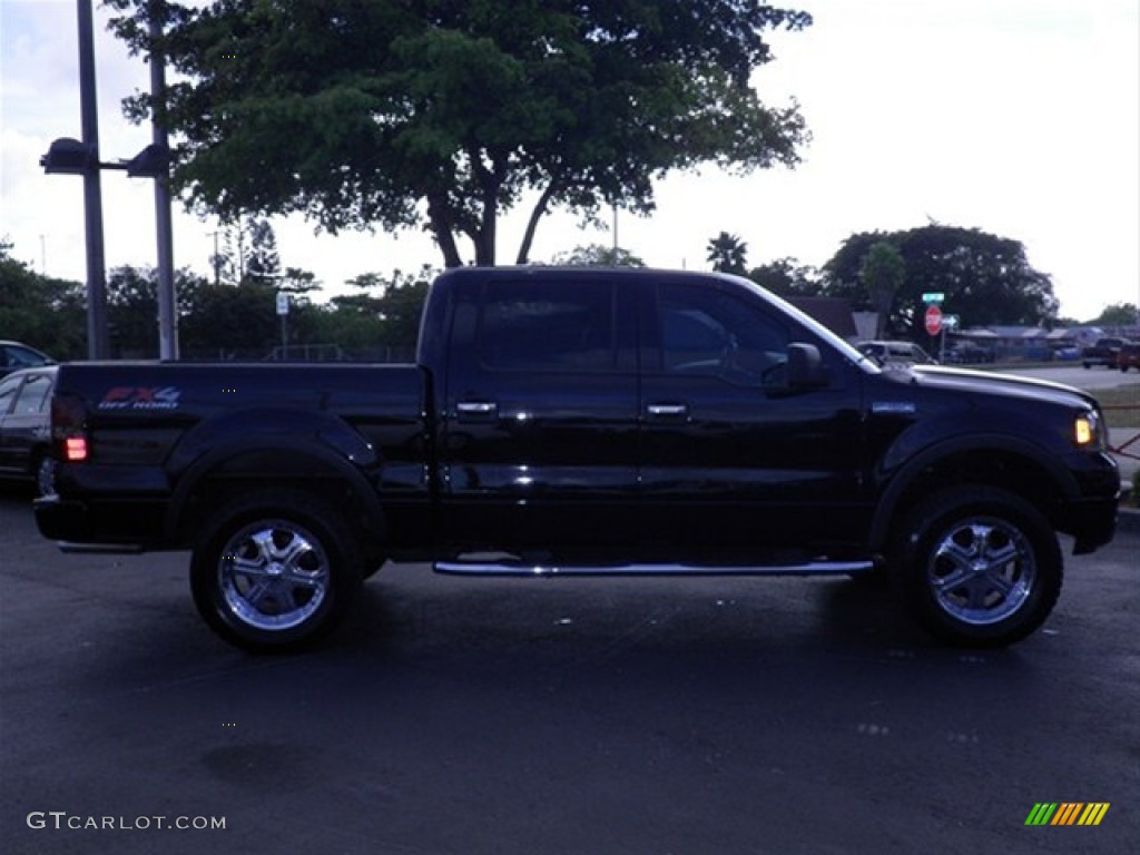 2004 F150 FX4 SuperCrew 4x4 - Black / Black photo #12