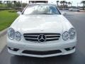 2008 Arctic White Mercedes-Benz CLK 550 Coupe  photo #3