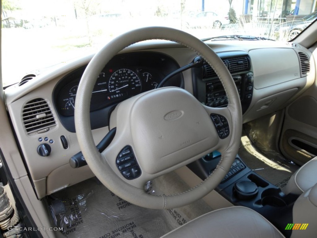 1998 Explorer SUV - Charcoal Green Metallic / Medium Prairie Tan photo #4