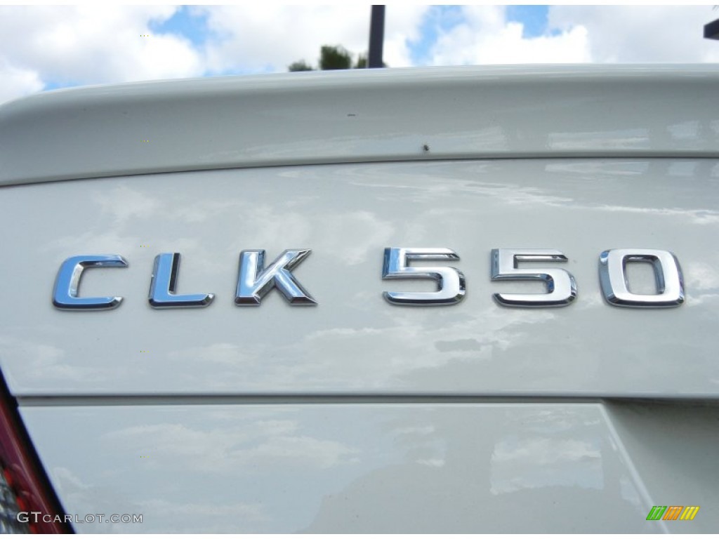 2008 CLK 550 Coupe - Arctic White / Stone photo #9