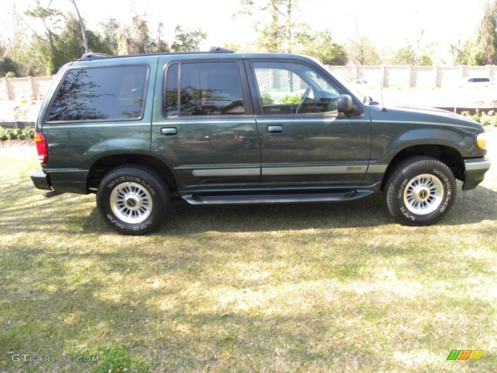 1998 Explorer SUV - Charcoal Green Metallic / Medium Prairie Tan photo #13