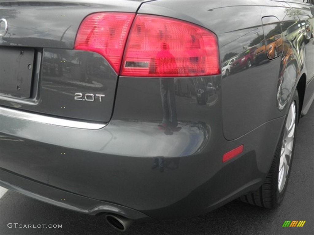 2008 A4 2.0T Sedan - Dolphin Grey Metallic / Black photo #10