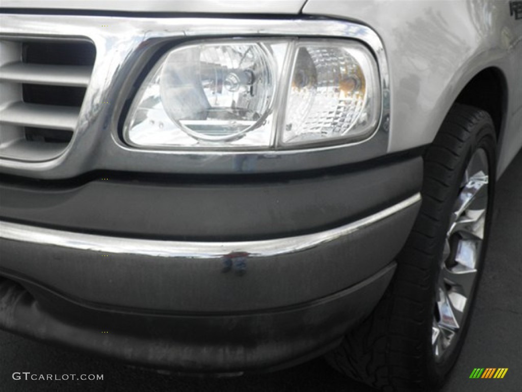 2003 F150 XLT SuperCab - Silver Metallic / Medium Graphite Grey photo #4