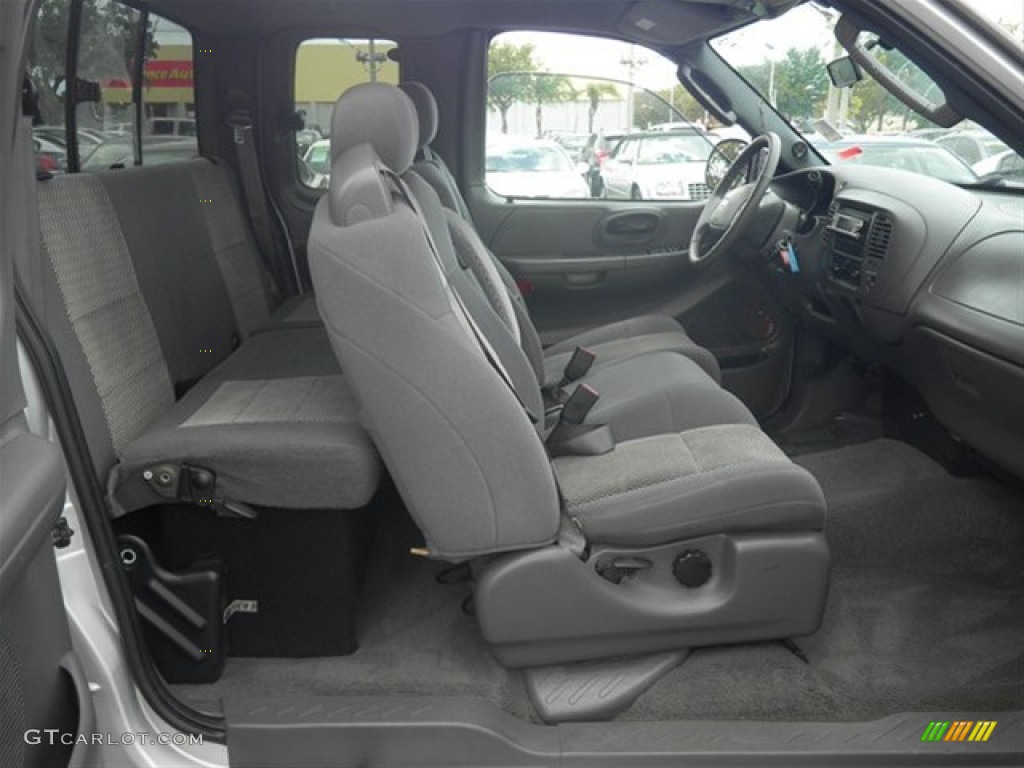 2003 F150 XLT SuperCab - Silver Metallic / Medium Graphite Grey photo #15