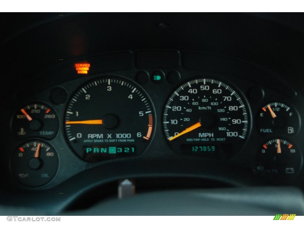 2000 Chevrolet Blazer LS Gauges Photos