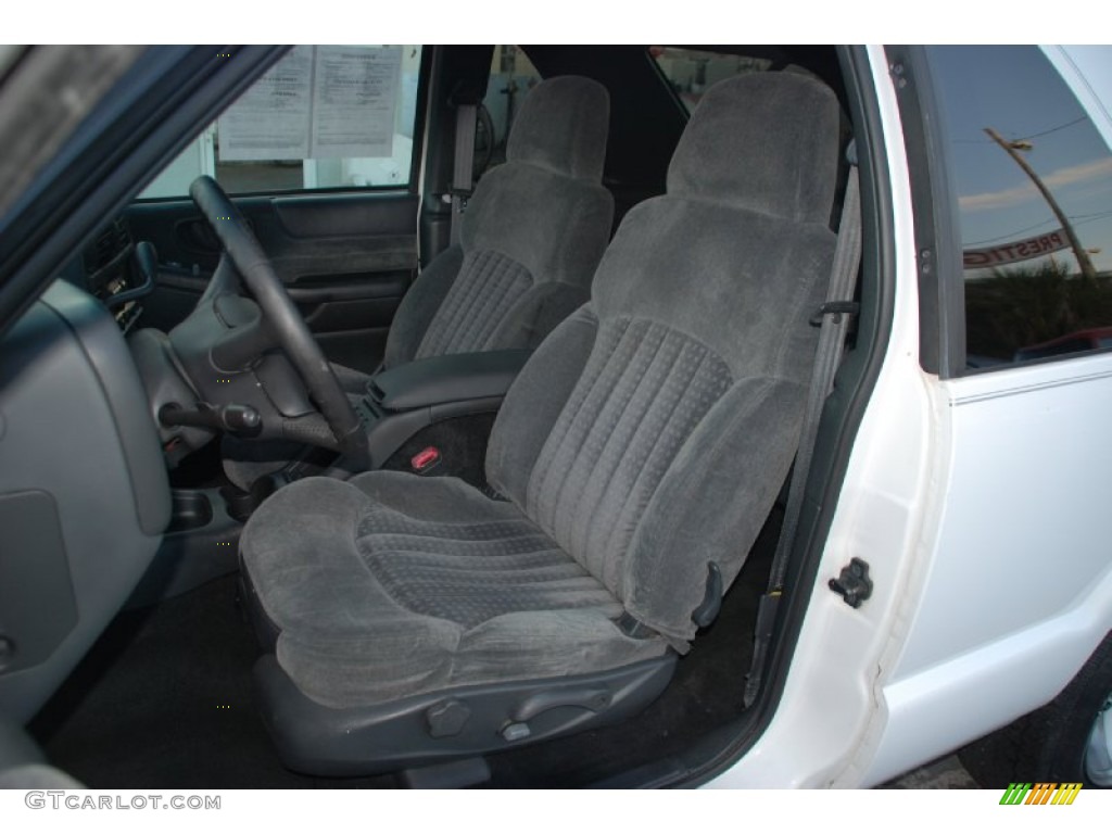 Graphite Gray Interior 2000 Chevrolet Blazer LS Photo #62347499