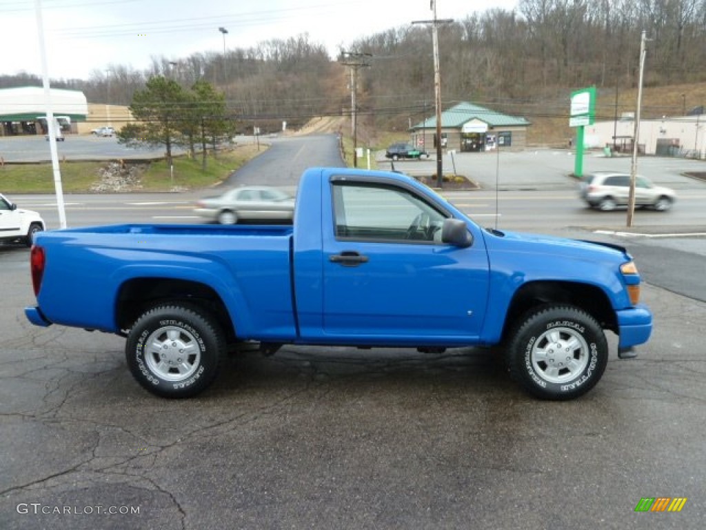 Pace Blue 2008 Chevrolet Colorado LS Regular Cab 4x4 Exterior Photo #62347634