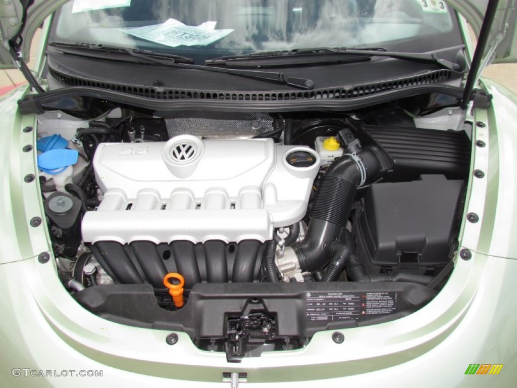 2009 Volkswagen New Beetle 2.5 Coupe 2.5 Liter DOHC 20-Valve 5 Cylinder Engine Photo #62348402