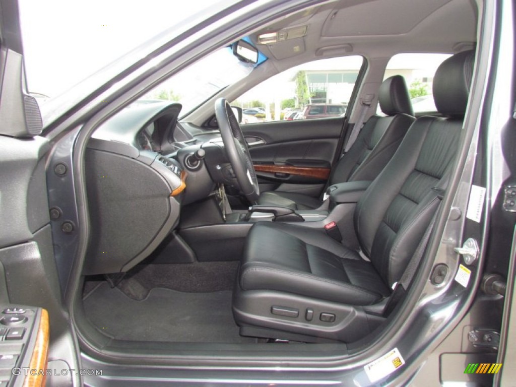 Black Interior 2011 Honda Accord EX-L Sedan Photo #62348510