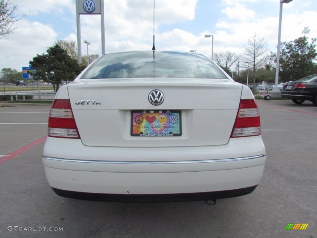 2004 Jetta GL Sedan - Campanella White / Beige photo #4