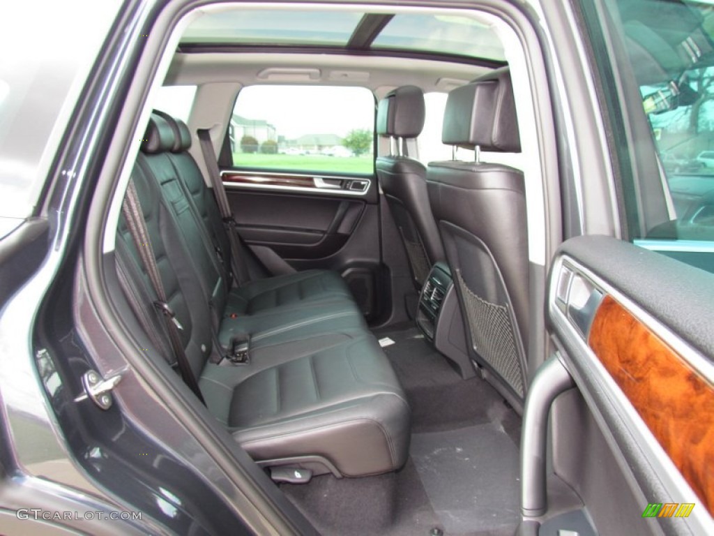 Black Anthracite Interior 2012 Volkswagen Touareg VR6 FSI Executive 4XMotion Photo #62349086