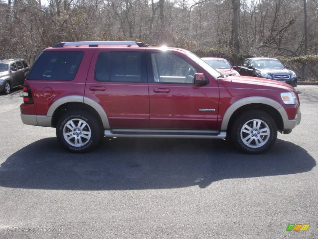 2006 Explorer Eddie Bauer 4x4 - Redfire Metallic / Camel photo #7