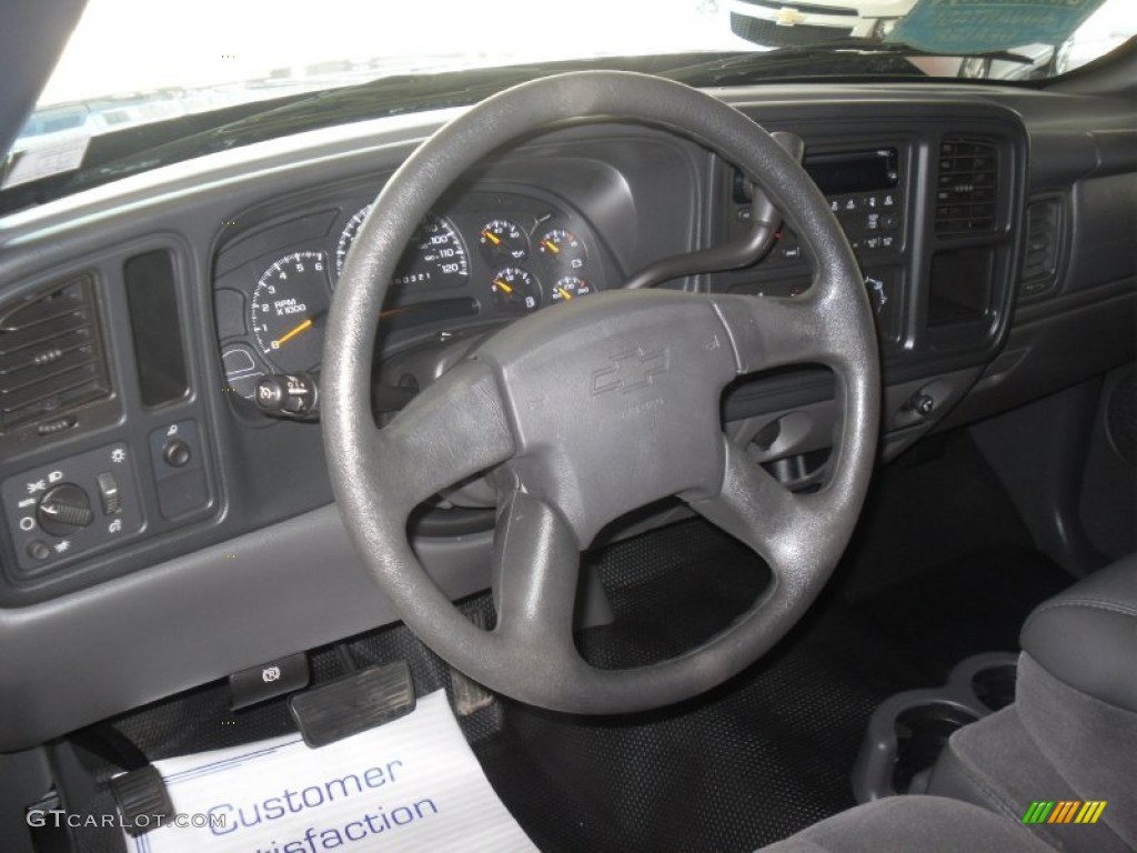 2007 Silverado 1500 Classic Work Truck Regular Cab - Dark Blue Metallic / Dark Charcoal photo #9