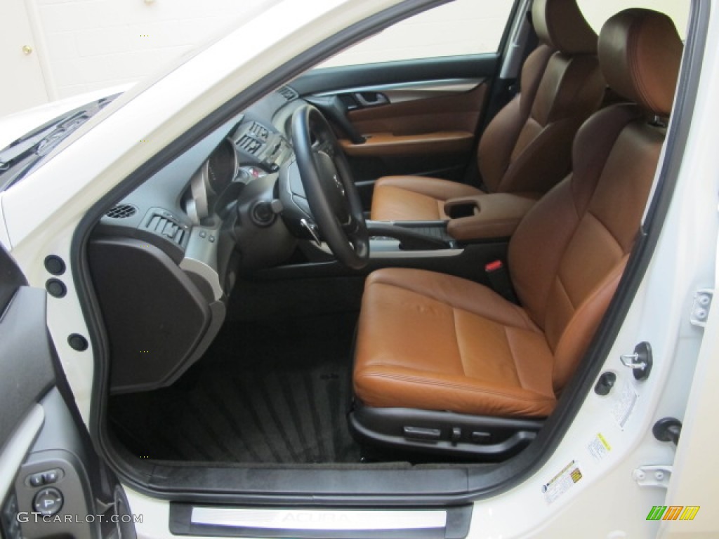 Umber/Ebony Interior 2009 Acura TL 3.7 SH-AWD Photo #62350832