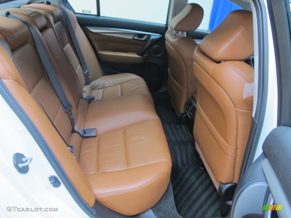 Umber/Ebony Interior 2009 Acura TL 3.7 SH-AWD Photo #62350883