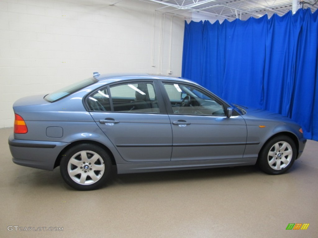 2004 3 Series 325xi Sedan - Steel Blue Metallic / Grey photo #10