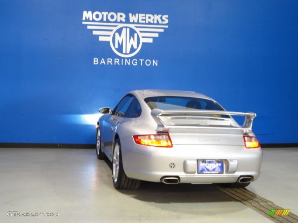 2007 911 Carrera Coupe - Arctic Silver Metallic / Stone Grey photo #5