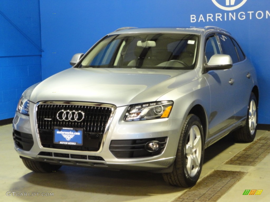 2009 Q5 3.2 Premium quattro - Ice Silver Metallic / Black photo #3