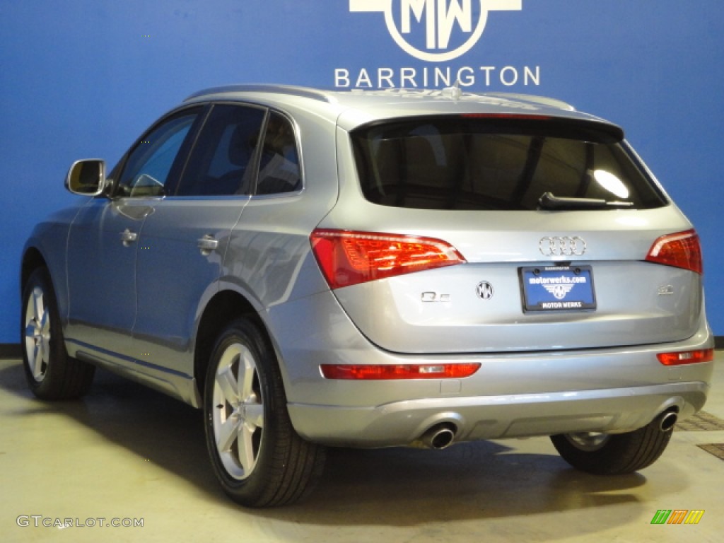 2009 Q5 3.2 Premium quattro - Ice Silver Metallic / Black photo #6