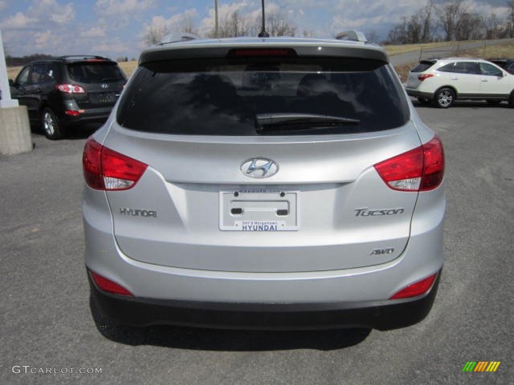 2012 Tucson GLS AWD - Diamond Silver / Black photo #6