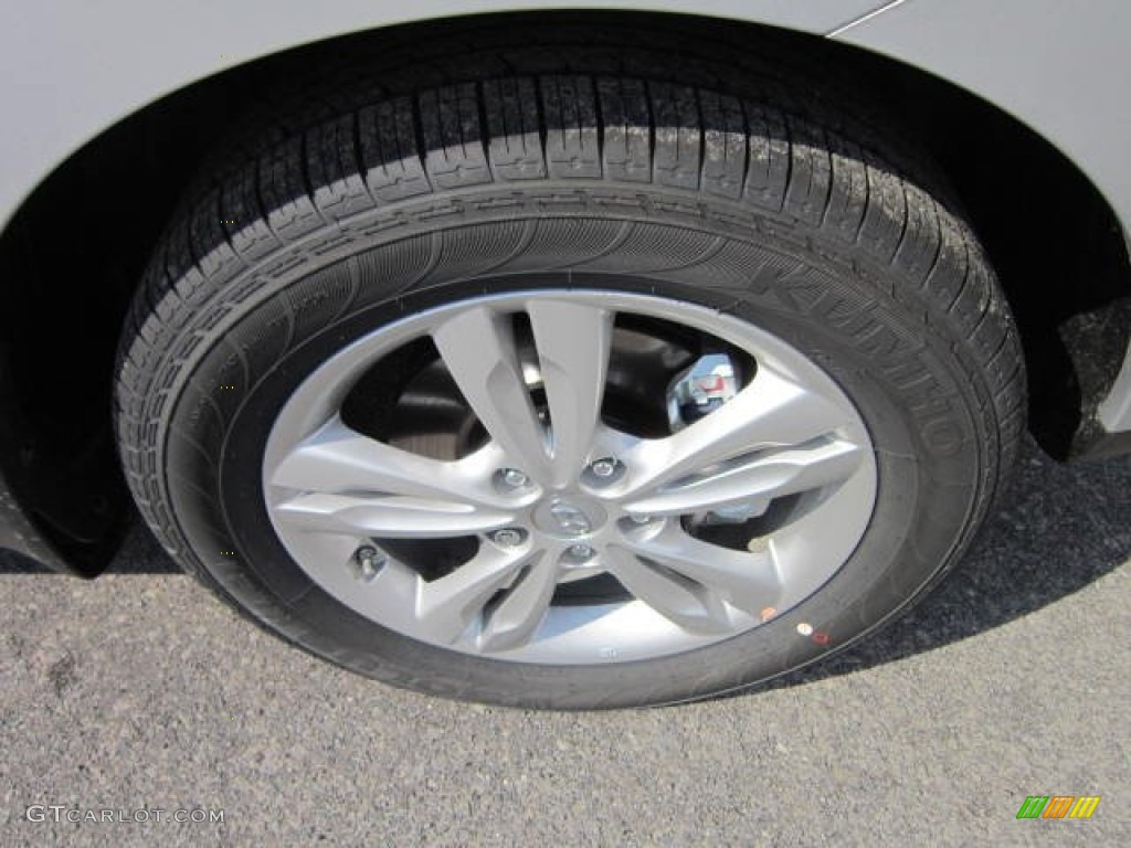 2012 Tucson GLS AWD - Diamond Silver / Black photo #9