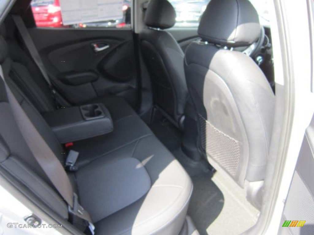 2012 Tucson GLS AWD - Diamond Silver / Black photo #12