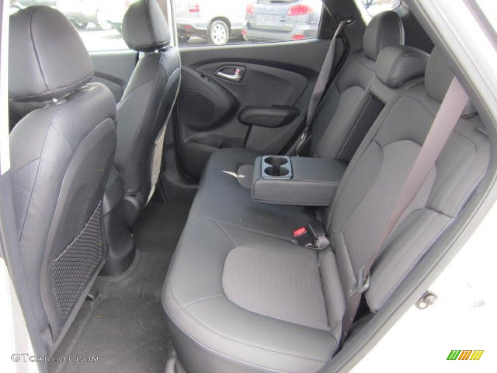 2012 Tucson GLS AWD - Diamond Silver / Black photo #14