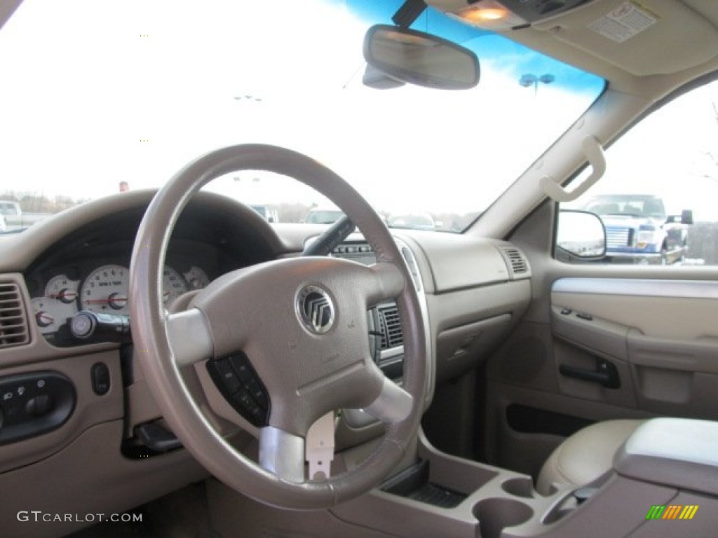 Medium Dark Parchment Interior 2002 Mercury Mountaineer AWD Photo #62355627