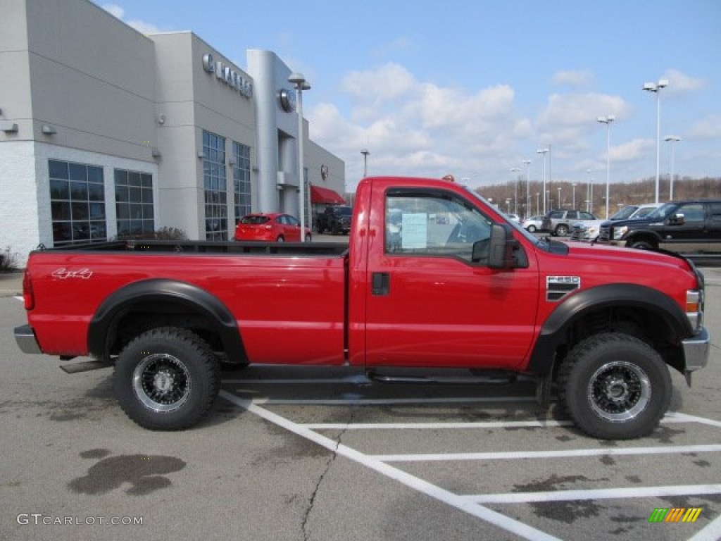 Red 2009 Ford F250 Super Duty XL Regular Cab 4x4 Exterior Photo #62355731