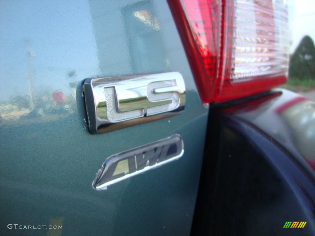 2004 Endeavor LS AWD - Machine Green Metallic / Charcoal Gray photo #6