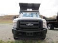 2012 Oxford White Ford F350 Super Duty XL Regular Cab 4x4 Dump Truck  photo #3