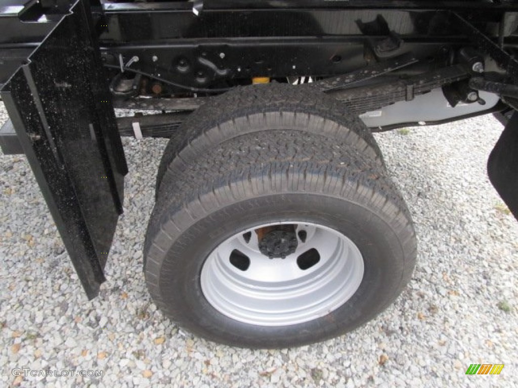2012 F350 Super Duty XL Regular Cab 4x4 Dump Truck - Oxford White / Steel photo #6