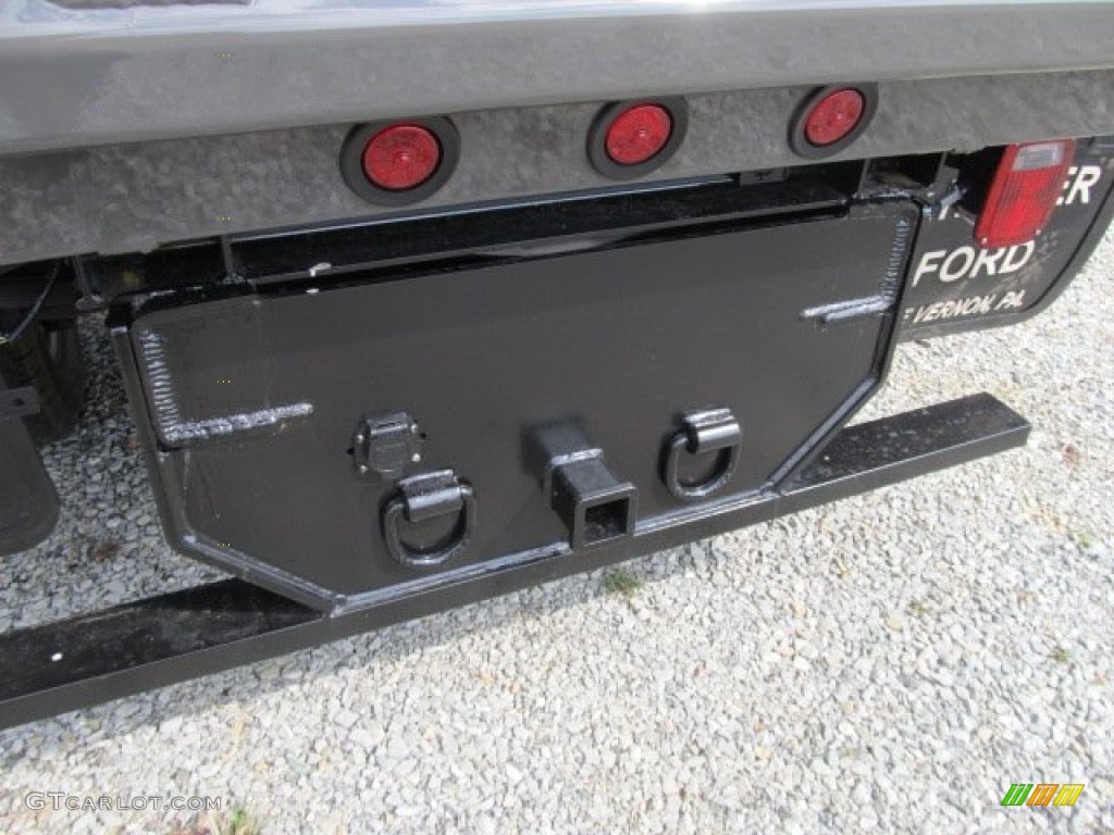 2012 F350 Super Duty XL Regular Cab 4x4 Dump Truck - Oxford White / Steel photo #12