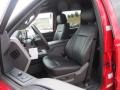 2012 Ford F350 Super Duty Black Interior Front Seat Photo