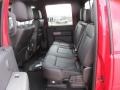2012 Ford F350 Super Duty Black Interior Rear Seat Photo