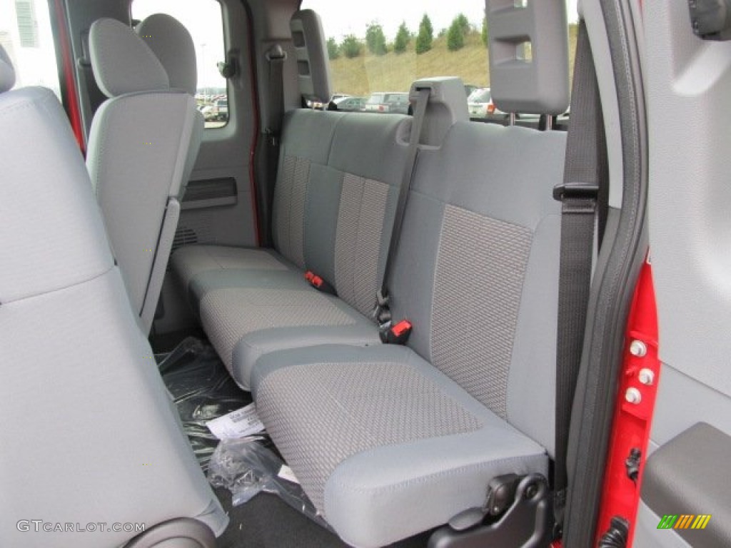 2012 Ford F350 Super Duty XLT SuperCab 4x4 Rear Seat Photo #62357175