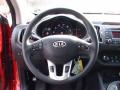 Black 2011 Kia Sportage LX Steering Wheel