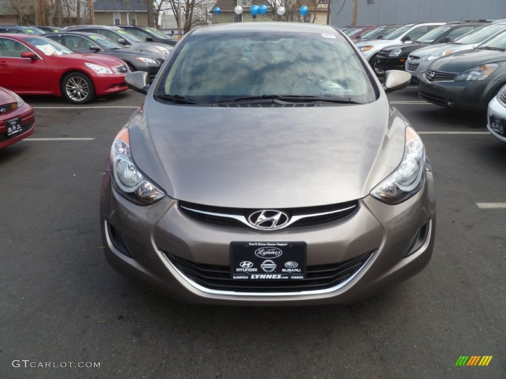 2011 Elantra GLS - Desert Bronze / Beige photo #1