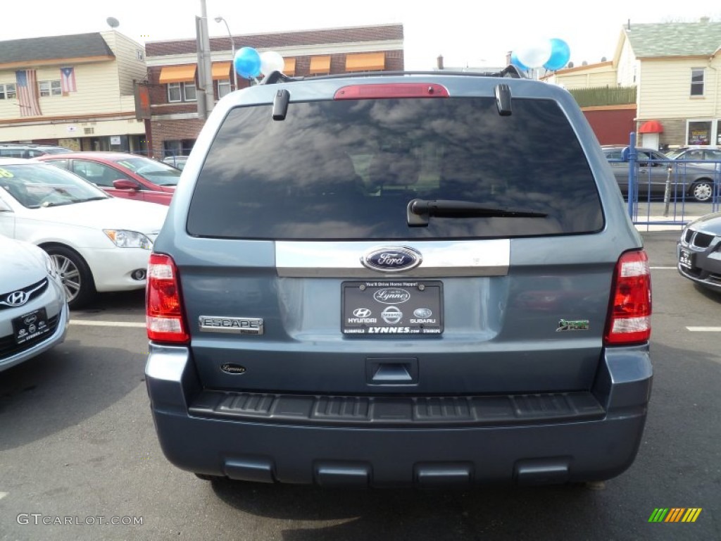 2010 Escape Limited V6 4WD - Steel Blue Metallic / Camel photo #4