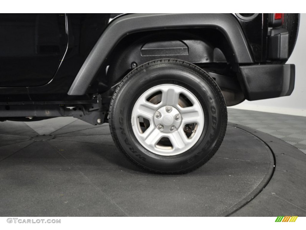 2009 Wrangler X 4x4 - Black / Dark Slate Gray/Medium Slate Gray photo #32