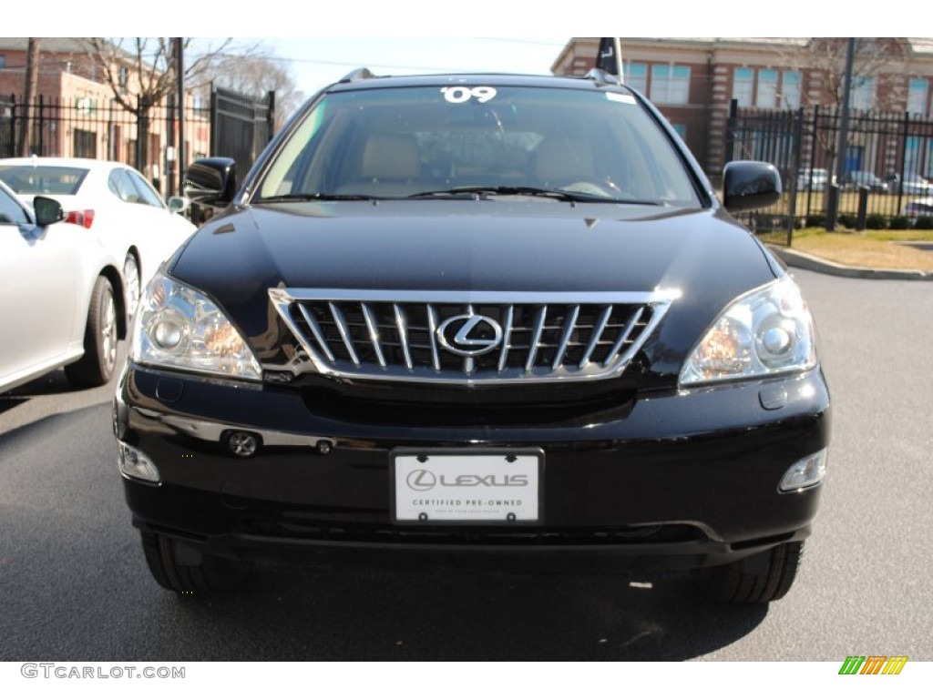 2009 RX 350 AWD Pebble Beach Edition - Obsidian Black / Parchment photo #2