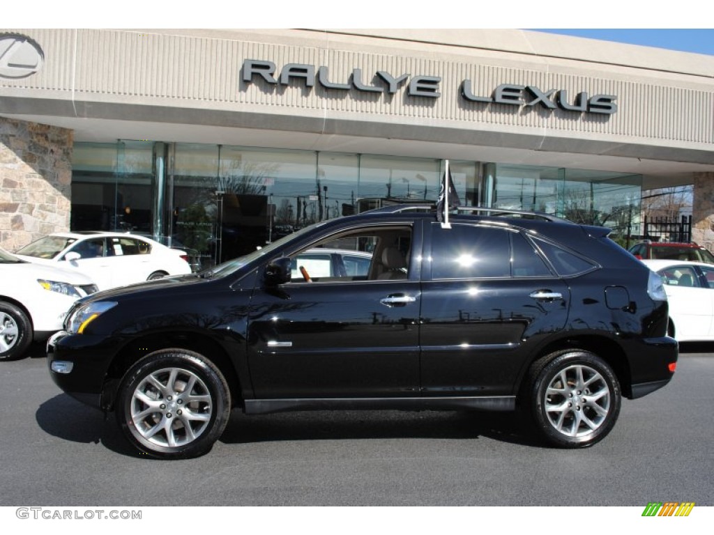 2009 RX 350 AWD Pebble Beach Edition - Obsidian Black / Parchment photo #3