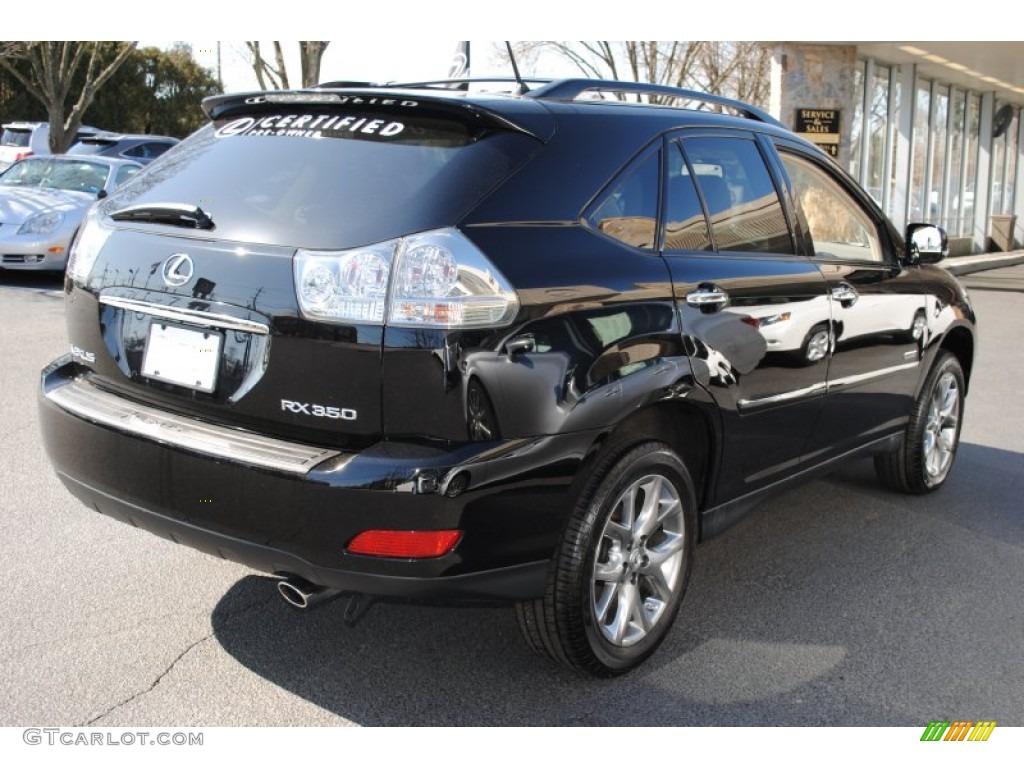 2009 RX 350 AWD Pebble Beach Edition - Obsidian Black / Parchment photo #6