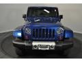 2009 Deep Water Blue Pearl Jeep Wrangler Unlimited Sahara 4x4  photo #8