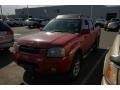 2001 Aztec Red Nissan Frontier SE V6 Crew Cab  photo #4