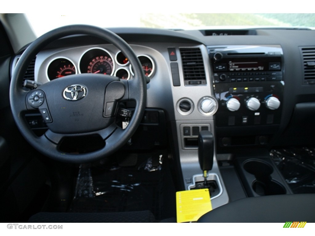 2012 Tundra Double Cab 4x4 - Super White / Black photo #10